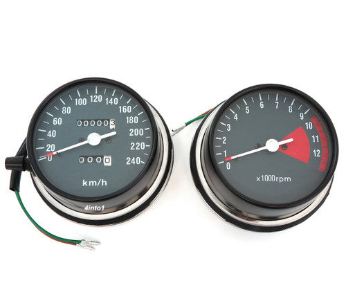 Speedometer & Tachometer Set - Honda CB750 - 1973-1978 - MPH