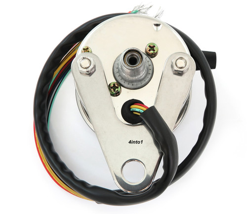 Mini Speedometer w/ Indicator Lights & Trip Meter - 2240:60 - Chrome ...