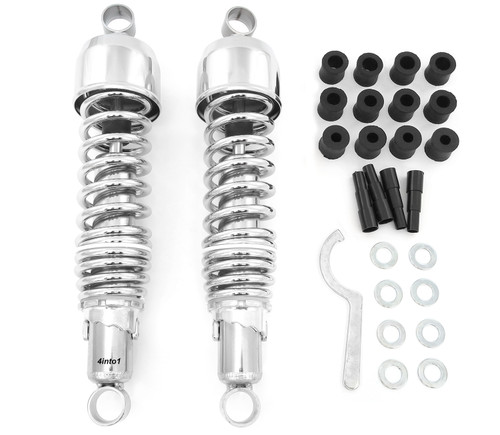 Performance Shocks - Chrome - Eye / Eye - 325mm (12 3/4")