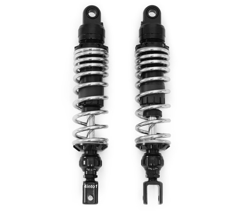 Performance Shocks - Black w/ Chrome Spring - Clevis / Clevis