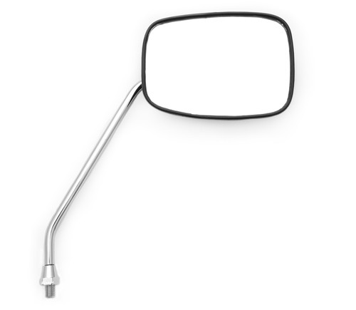 Rectangular Moped Scooter Long Stem Screw In Mirror - 8mm