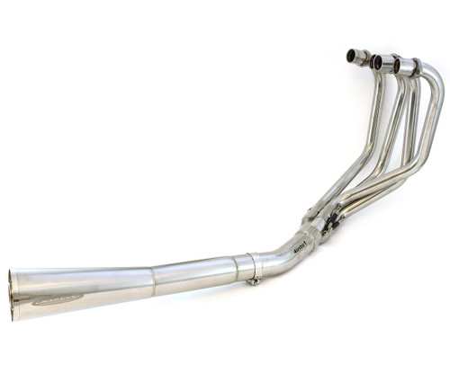 Delkevic 4into1 Stainless Steel Exhaust - Megaphone Muffler