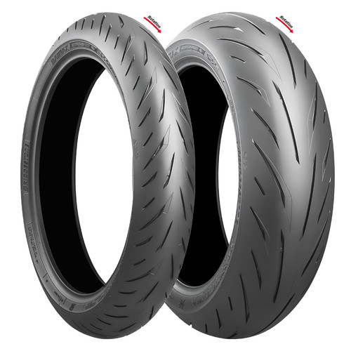 Bridgestone Battlax RS11 Racing Street Tire Set (Taller Rear 