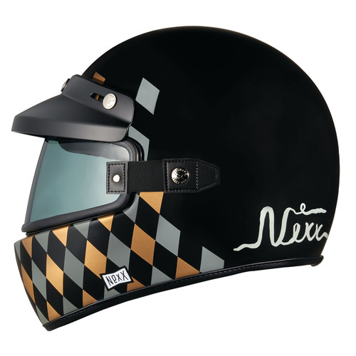 Nexx XG100 Check Mate Helmet - Black Matte