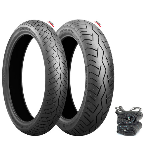  Shinko 712 Tire Set - Compatible with Honda CL/SL350K