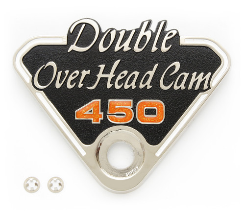 Side Cover Emblem - 87125-346-670 - Honda CB450K CL450K DOHC - 1972