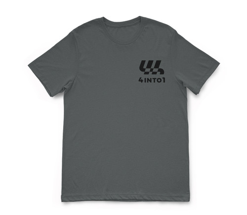 4into1 Logo T-Shirt - Asphalt