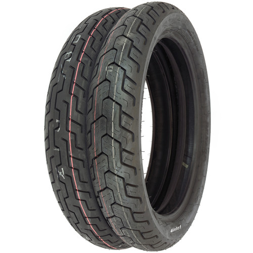 Dunlop D404 Tire Set - Honda VT700C VT750C VT800C Shadow