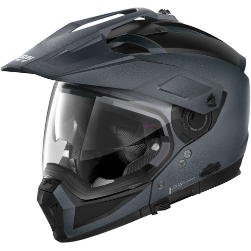 Nolan N70 2-X Torpedo Modular Helmet - Flat Grey / Red - XXX-Large