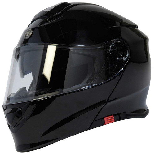 Torc T28 Modular Motorcycle Helmet - Gloss Black - Medium (CLOSEOUT)