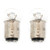Set of 2 Mini 1157 Turn Signal Bulbs - Dual Filament - Clear