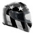  Torc T28B Full Face Modular Bluetooth Helmet - Silver Star - L (Blemished)