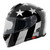 Torc T28B Full Face Modular Bluetooth Helmet - Silver Star - L (Blemished)