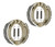 Grooved Front & Rear Brake Shoes - Honda CHF50 SA50 CRF80/100/110F XR80/100R
