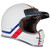 Torc T3 Retro Moto Helmet - Allegiance Gloss White (CLOSEOUT)