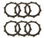 6 Pack Genuine Honda Clutch Friction Plates 22201-ML4-610 CB350F/400F/400T CM400/450 6 Pack Genuine Honda Clutch Friction Plates 22201-ML4-610 CB350F/400F/400T CM400/450