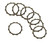 7 Pack Genuine Honda Clutch Friction Plates 22201-286-010 CB650 CR250/450 XL250/350