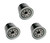 3 Pack Emgo Oil Filters - 10-82210 - Honda Kawasaki
