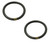 2 Pack Genuine Honda Fork Tube Bolt O-Rings - 94608-50000 - XL250/350 CB360/400/450/500/550/650/750