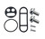 K&L Petcock Repair Kit - 18-2727 - Kawasaki Suzuki Yamaha