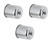 3 Pack K&N Chrome Oil Filters - KN-303 - Honda Kawasaki Yamaha