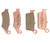 EBC Sintered Front & Rear Brake Pads Set - Honda Kawasaki Suzuki Yamaha
