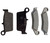 Moose Offroad Qualifier Front & Rear Brake Pads Set - Honda Kawasaki Suzuki Yamaha