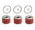 3 Pack K&N Oil Filters w/ O-Rings - Honda Kawasaki
