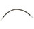 Front Brake Hose - Upper 23.5" - Zinc Plated Silver