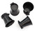 Set of 4 Black Velocity Stacks - 39mm - Honda CB500 CB550 CB750