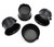 Set of 4 Black Shorty Velocity Stacks - 54mm - Honda CB650/750/900/1000/1100