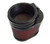 Set of 2 Black & Red Oval Pod Filters - 54mm - Honda CB/CM400/450 CX/GL500/650