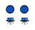 Blue Reflector License Plate Bolts - Set of 4