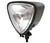 Triangle Bottom Mount Halogen Headlight - Matte Black w/ Clear Lens (CLOSEOUT)