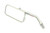 Rectangular Chrome Screw In Mirror - 10mm - Kawasaki