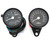 KMH Mini Speedometer w/ Indicator Lights 1400:60 & Tachometer 1:7 - Black