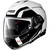 Nolan N100 -5 Plus Modular Motorcycle Helmet Distinctive Metal White / Black - X-Large (Blemished)