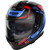 Nolan N80-8 Helmet - Ally Gloss Black/Metal Blue/Red - Medium (CLOSEOUT)