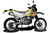 Delkevic 10" Titanium X-Oval Slip-On Muffler - Suzuki DR-Z400S - 2000-2023