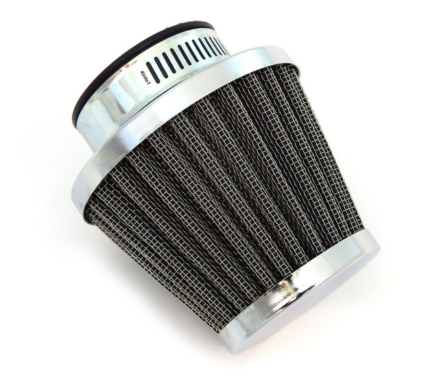 Washable Chrome Air Intake Filter Pod 42-44mm Honda CB650 Z1 KZ1000 KZ900 KH400 - Foto 3