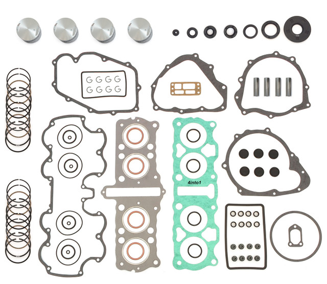 Kit De Sellos De Aceite Del Motor - 6 Sellos - Compatible Con Honda CB750C CB750F CB750K CB750L CB750SC CB750 DOHC 1979-1983