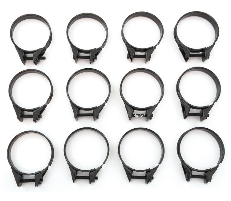 Set of 12 - Reproduction Carburetor Clamps - 95018-44250 - Honda