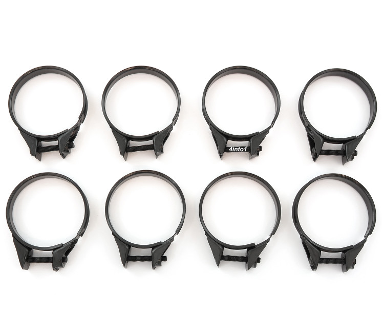 Set of 8 - Reproduction Carburetor Clamps - 95018-44250 - Honda