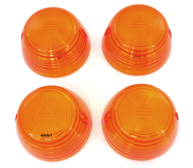 Honda Turn Signal Lens Set - 33402-268-672 - Amber