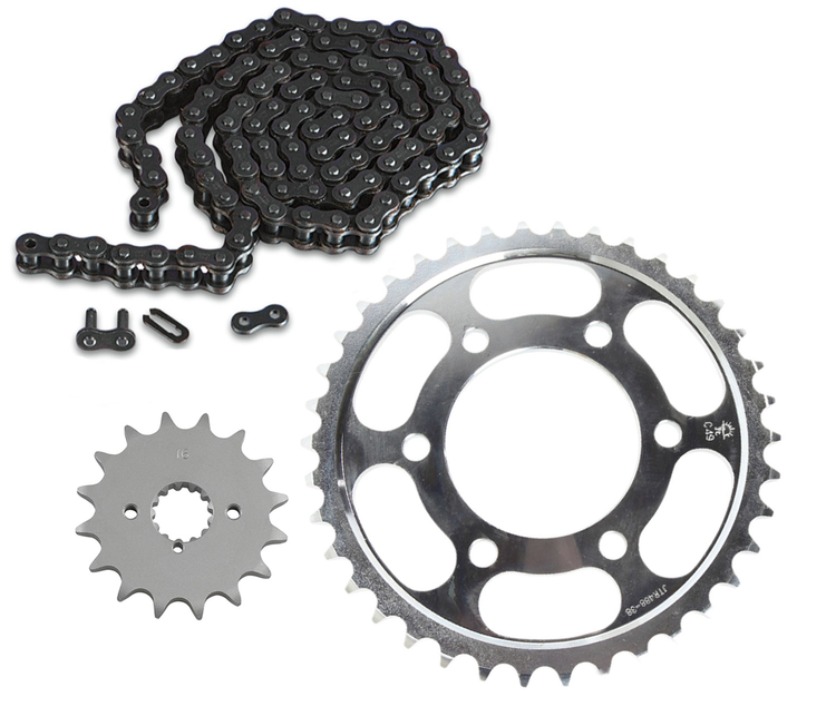 Chain & Sprockets Kit - Kawasaki KZ550 KZ750