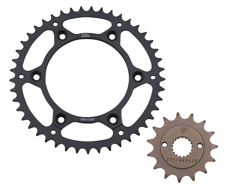 JT Sprockets 15T Front & 45T Rear Sprocket Kit - Honda XR400