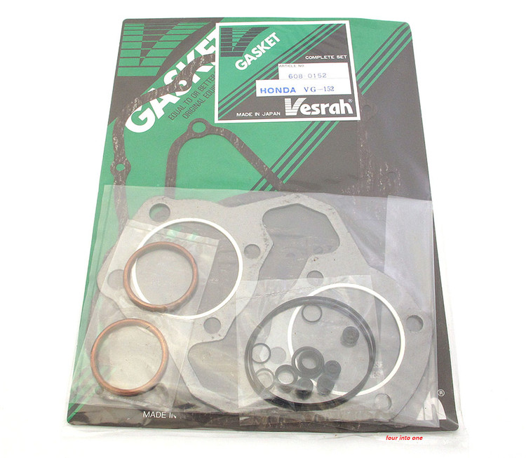 Set of 2 Exhaust Gaskets - Honda CB450 CL450 CB500T VT700 VT750
