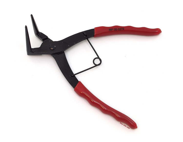 Internal/External Snap Ring Pliers With Quick Switch Tips