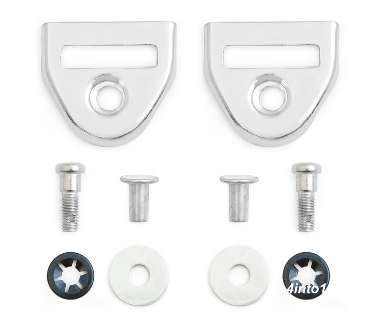 Honda Passenger Strap Chrome Buckles - Stock Type - CB350 CB400F