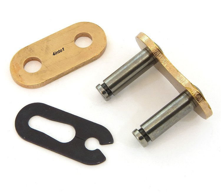 WPS Gold Motorcycle Chain Master Link Clip Type